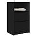 Comodini 2 pcs Nero 40 x 30 x 467 cm Legno multistrato - Foto miniatura 3