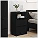 Comodini 2 pcs Nero 40 x 30 x 467 cm Legno multistrato - Foto miniatura 4
