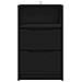 Comodini 2 pcs Nero 40 x 30 x 467 cm Legno multistrato - Foto miniatura 6