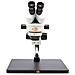 Mikroscopio Stereoscopico Trinoculare Pluto Pro Con Fotocamera Usb E Illuminatore 56xled - Alta Qualità Ottica, Zoom 7x-45x, Certificazione Ce - Foto miniatura 6