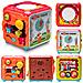 Cubo puzzle sorter blocchi educativi gioco sensoriale interattivo rosso - Foto miniatura 1