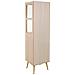 Vetrina In Mdf E Griglia, Marrone, 46,5x40,5x173,5 Cm - Foto miniatura 5