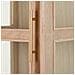 Vetrina In Mdf E Griglia, Marrone, 46,5x40,5x173,5 Cm - Foto miniatura 6