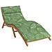 Cuscino per Lounger Sole Verde 178 x 60 x 4 cm Tessuto Oxford - Foto miniatura 1
