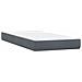Giroletto a Molle con Materasso Grigio Scuro 80x220 cm Velluto - Foto miniatura 7