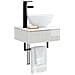 Lavabo da Parete Bianco Lucido 40 x 35 x 39 cm - Foto miniatura 4