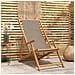 Sedia da spiaggia Tortora Legno di teak solido - Foto miniatura 2