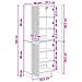 Set di armadi 2 pcs Legno antico 66 x 34,5 x 90 cm - Foto miniatura 8