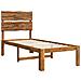 Letto Singolo con Testiera ROSTOCK Naturale 90 x 190 cm - Foto miniatura 3