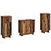 Set di Armadi da Bagno da 2 Pezzi EDE Legno antico - Foto miniatura 1