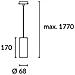 00-0073-14-05-ciondolo Pipe 1xgu10 Max 50 W 1xgu10 Max 11w 1xgu1 - Foto miniatura 2
