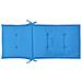 Cuscini per Sedie da Giardino 4 pz Blu 120x50x4 cm - Foto miniatura 7