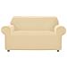 Copridivano E Copri Poltrona Antimacchia Sof&agrave; Elasticizzato Modello Magico Div 2Posti Panna - Foto miniatura 3