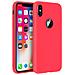 Cover Iphone X / Xs Soft Touch Silicone Gel Morbido - Rossa - Foto miniatura 1