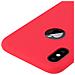 Cover Iphone X / Xs Soft Touch Silicone Gel Morbido - Rossa - Foto miniatura 4