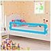 Sponde Letto Di Sicurezza Per Bambini Blu 180x42cm Poliestere - Foto miniatura 1