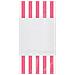 Amscan - 10 Sacchetti Di Plastica A Righe Rosa 25 X 13 Cm - Foto miniatura 1