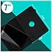 Custodia Tablet 7'' Universale Sportellino Funzione Stand Girevole 360° Nero - Foto miniatura 3