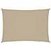 Parasole a Vela Oxford Rettangolare 2,5x4,5 m Beige - Foto miniatura 1