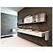 Specchio Luci 30cm Bagno Ip44 Gabinetto Clip Lampada A Led Bianco Neutro 4000k Alluminio 300x95x40mm 5w 400lm - Foto miniatura 4