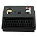 SCART 60, 2x SCART, 3x RCA + SVHS, Maschio / femmina, Nero, Plastica, 5,5 cm - Foto miniatura 1