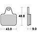 Pastiglie Freno Anteriore Racing 887ds-1 - Foto miniatura 1