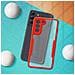Cover Galaxy S21 Plus Retro Plexiglass Fronte Polimero Rinforzata Bordo Nero - Foto miniatura 5