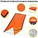 Coperta Di Salvataggio Sacco A Pelo Per Situazioni Di Emergenza 210×91 Cm Arancione - Foto miniatura 8