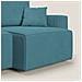 Morfeo Divano Con Sedute Estraibili T02 Azzurro - Foto miniatura 5