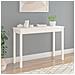 Tavolo Consolle Bianco 110x40x75 Cm In Legno Massello Di Pino - Foto miniatura 3