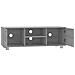 Mobile Tv Grigio Sonoma 120x40,5x35 Cm In Legno Multistrato - Foto miniatura 4