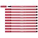 Pen 68 - Pennarello Premium - Confezione da 10 - Rosso Fragola - Foto miniatura 1