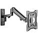 Supporto a parete universale per monitor con molla a gas e braccio orientabile - Foto miniatura 2