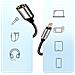 Adattatore Audio Lightning A 2 Jack 3,5 Mm Femmina Per Cuffie E Microfono - Foto miniatura 2