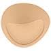 Inserti Reggiseno Traspiranti Rimovibili Beige 3 Cm - Foto miniatura 2