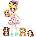 Set Di Giocattoli Per La Famiglia Enchantimals, Bambola Glee Guinea Pig (6 Pollici) Con 4 Figure Di Animali, Ottimo Regalo Per Bambini Da 3 A 8 Anni Dai 4 Anni In Su - Foto miniatura 2