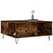 Tavolino Da Salotto Rovere Fumo 80x80x36,5 Cm Legno Multistrato - Foto miniatura 3