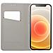 Smart Book Custodia A Libro Poket Flip Cover Case Per Apple Iphone 15 Pro Max Gold - Foto miniatura 3