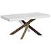 Tavolo Allungabile 90x180/440 Cm Volantis Telaio Gambe 4 Colori (c) - Bianco Frassino - Foto miniatura 6