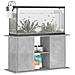 Supporto Acquario 101x41x58 cm Legno Multistrato Grigio Cemento - Foto miniatura 2