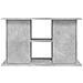 Supporto Acquario 101x41x58 cm Legno Multistrato Grigio Cemento - Foto miniatura 4