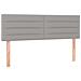 Giroletto A Molle Con Materasso Grigio Chiaro 140x200cm Tessuto - Foto miniatura 5