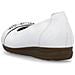 White Casual Closed Ballerinas Ballerine Pelle Scarpe Donna Bianco Eu 37, L9360-80 - Foto miniatura 3