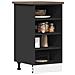 Armadio Inferiore “Riga” Nero 40x44,5x81,5 cm - Foto miniatura 4