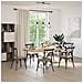 Gamba Tavolo Pranzo Forma Ragno Bianco 85x85x(72-73) Cm Acciaio - Foto miniatura 2