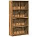Libreria Rovere Artigianale 80x30x152 Cm In Legno Multistrato - Foto miniatura 2