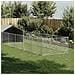 Cuccia per Cani da Esterno con Recinto 8x2x1,5m Acciaio Zincato - Foto miniatura 2