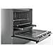 Cucina Elettrica HKS79U250 4 Zone Cottura Forno Elettrico Classe A Dimensioni 60 x 60 cm Colore Nero Argento - Foto miniatura 5