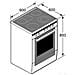Cucina Elettrica HKS79U250 4 Zone Cottura Forno Elettrico Classe A Dimensioni 60 x 60 cm Colore Nero Argento - Foto miniatura 7