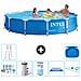 Piscina Fuori Terra - In Giro - 366x76 Cm - Blu - Include Accessori Coordinati A1578 - Foto miniatura 1